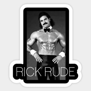 classic wrestling : rick rude Sticker